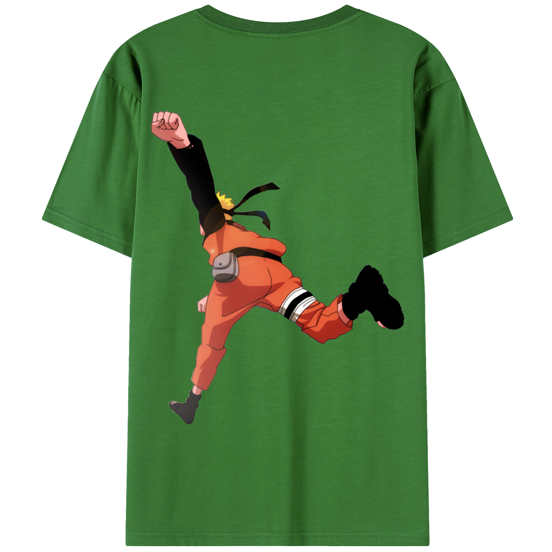 （画像用） NARUTO -ナルト- うずまき ナルト Uzumaki Naruto レディース半袖Tシャツ(バックプリント)